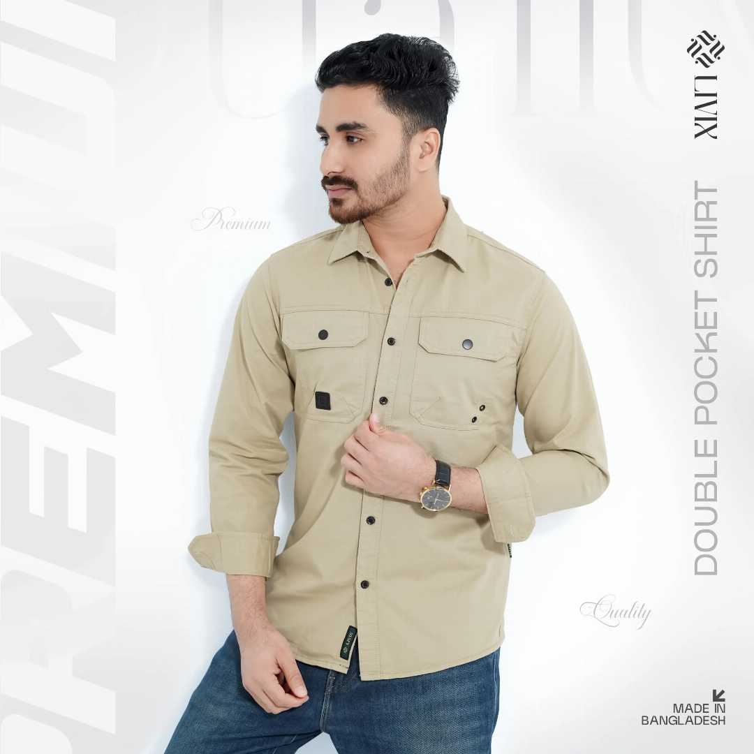 Premium,Double,Pocket,Shirt,PDPS001
