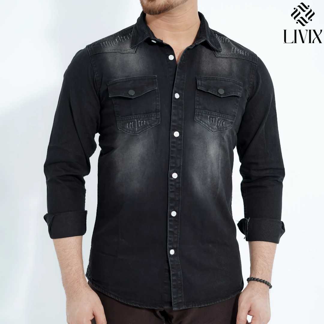 Premium,Denim,Shirt,PDS001